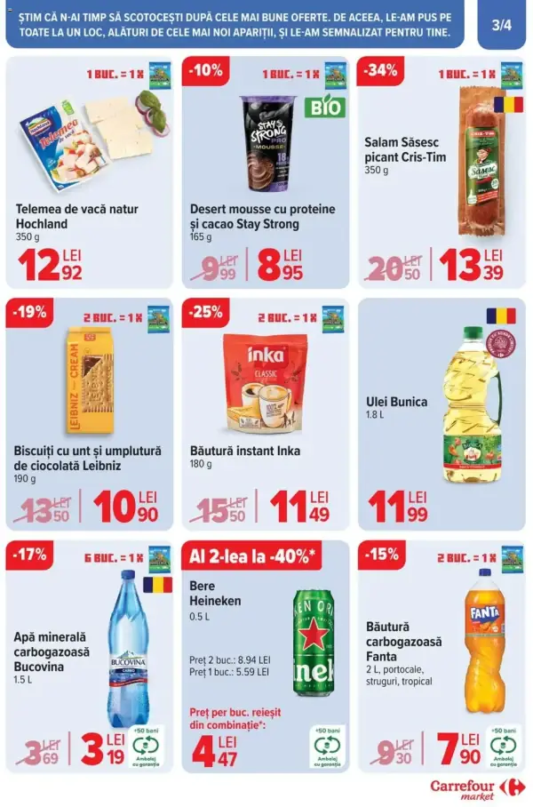 Cataloage Carrefour: Ofertă actuală din 23.10.2024 - "Catalog Market Sinaia" - 23-10-2024 - 29-10-2024.