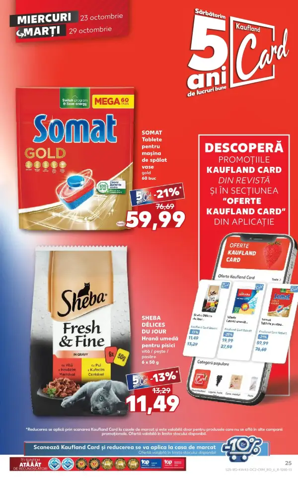 Cataloage Kaufland: Ofertă actuală din 23.10.2024 - Revista "Catalog nou Bucureşti" - 23-10-2024 - 29-10-2024.