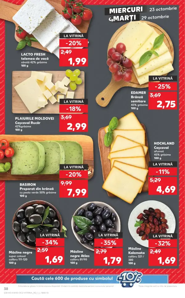 Cataloage Kaufland: Ofertă actuală din 23.10.2024 - Revista "Catalog nou Bucureşti" - 23-10-2024 - 29-10-2024.