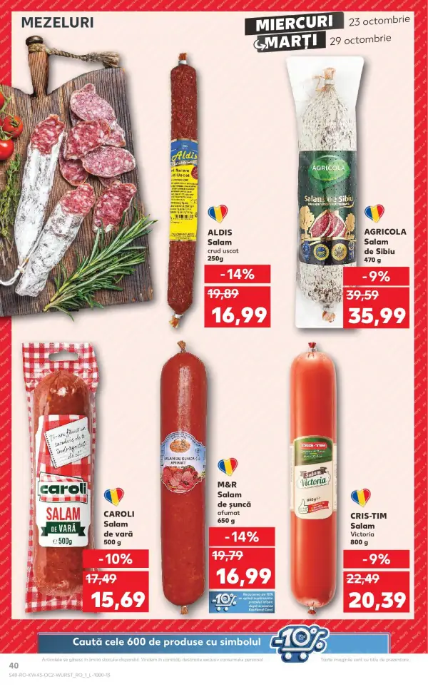 Cataloage Kaufland: Ofertă actuală din 23.10.2024 - Revista "Catalog nou Bucureşti" - 23-10-2024 - 29-10-2024.