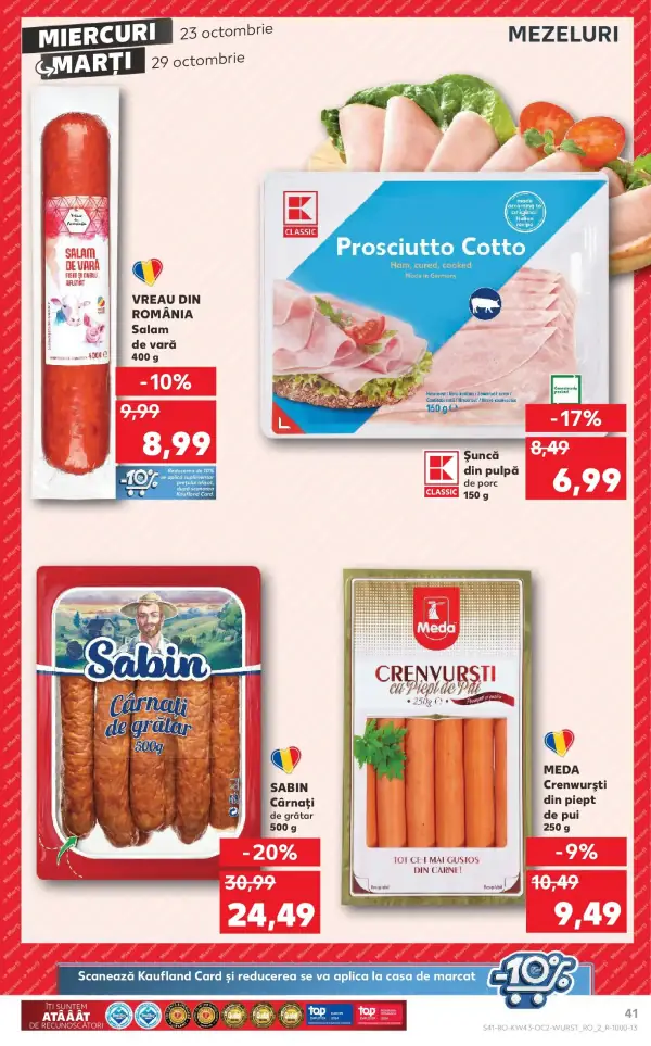 Cataloage Kaufland: Ofertă actuală din 23.10.2024 - Revista "Catalog nou Bucureşti" - 23-10-2024 - 29-10-2024.