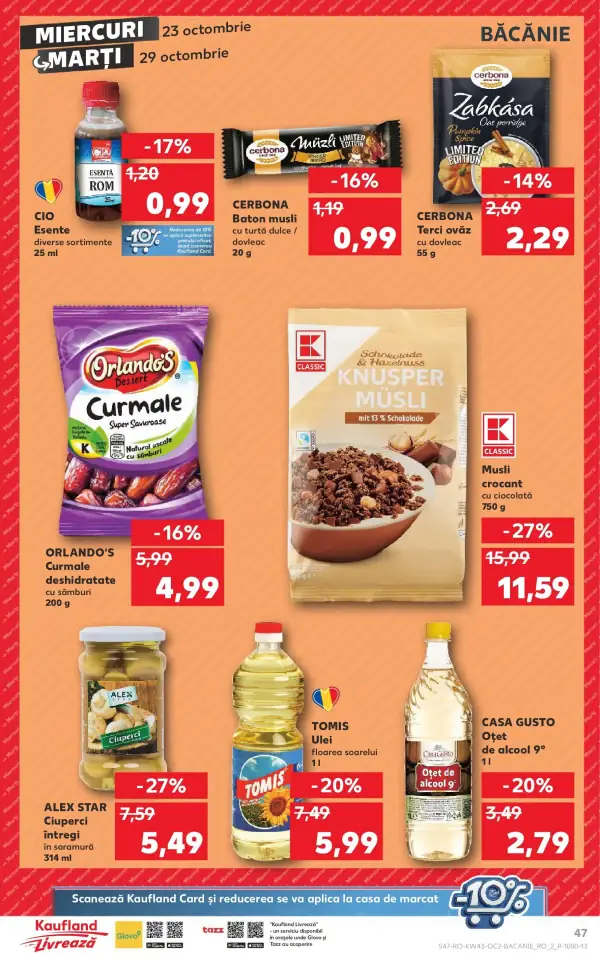 Cataloage Kaufland: Ofertă actuală din 23.10.2024 - Revista "Catalog nou Bucureşti" - 23-10-2024 - 29-10-2024.