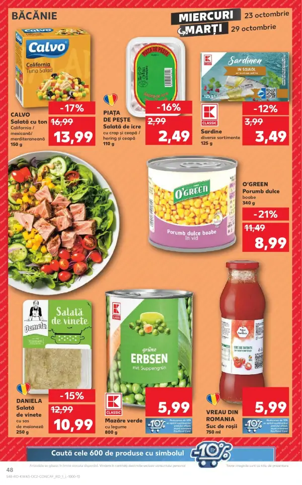 Cataloage Kaufland: Ofertă actuală din 23.10.2024 - Revista "Catalog nou Bucureşti" - 23-10-2024 - 29-10-2024.