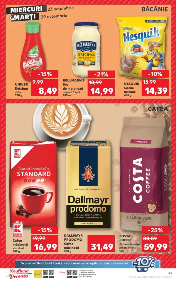 Cataloage Kaufland: Ofertă actuală din 23.10.2024 - Revista "Catalog nou Bucureşti" - 23-10-2024 - 29-10-2024.