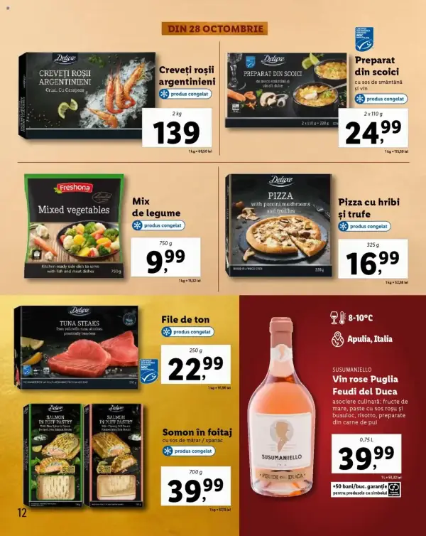 Cataloage Lidl: Ofertă actuală din 28.10.2024 - Oferta produse - 28-10-2024 - 31-12-2024.