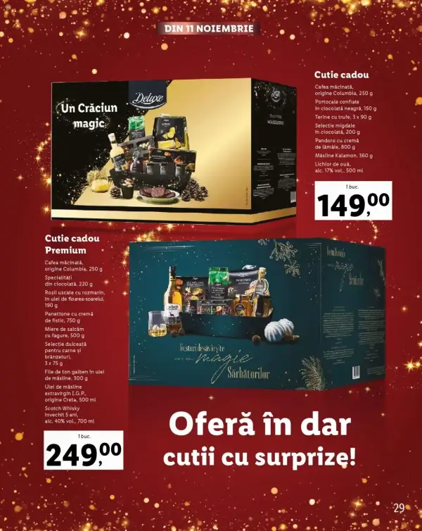 Cataloage Lidl: Ofertă actuală din 28.10.2024 - Oferta produse - 28-10-2024 - 31-12-2024.