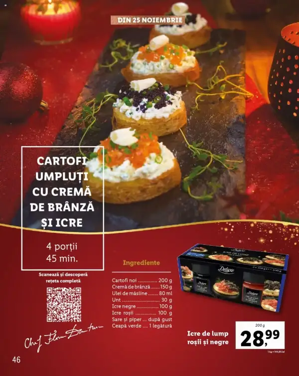 Cataloage Lidl: Ofertă actuală din 28.10.2024 - Oferta produse - 28-10-2024 - 31-12-2024.