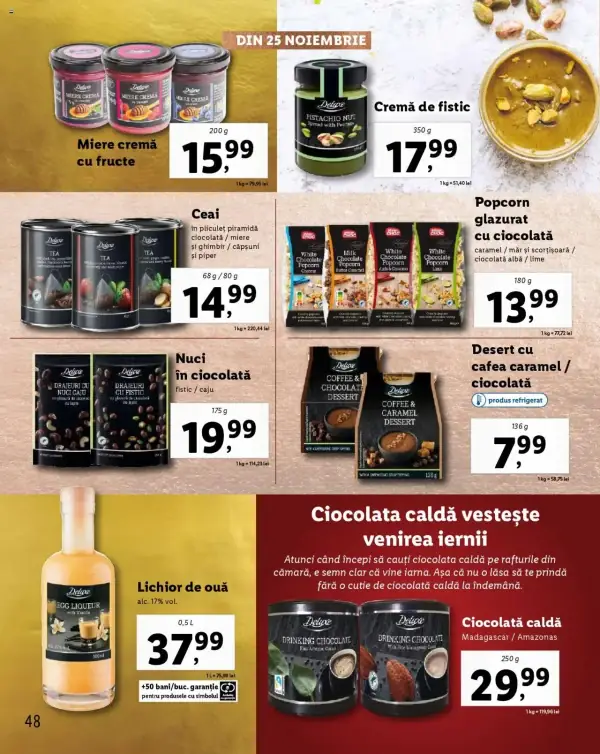 Cataloage Lidl: Ofertă actuală din 28.10.2024 - Oferta produse - 28-10-2024 - 31-12-2024.