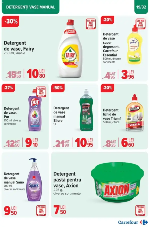 Cataloage Carrefour: Ofertă actuală din 23.10.2024 - "Catalog Curatenie" - 23-10-2024 - 05-11-2024.