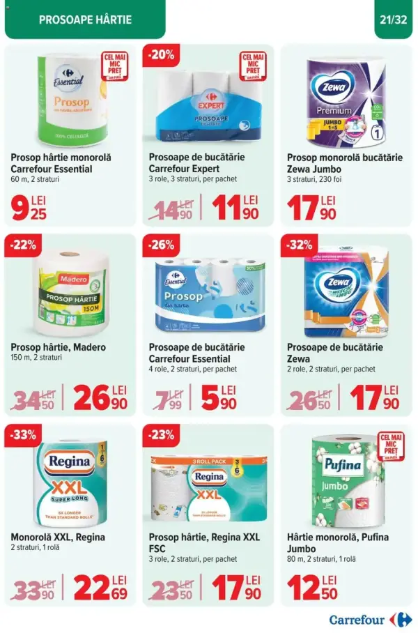 Cataloage Carrefour: Ofertă actuală din 23.10.2024 - "Catalog Curatenie" - 23-10-2024 - 05-11-2024.