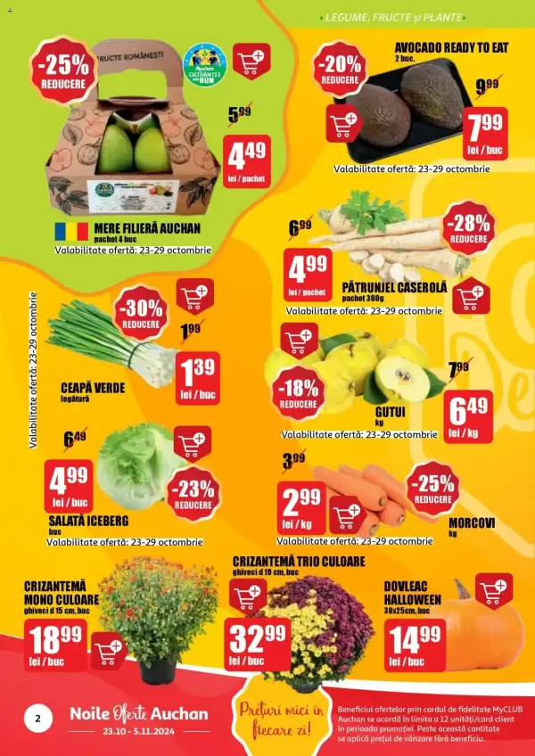 Cataloage Auchan: Ofertă actuală din 23.10.2024 - Oferte și revista - 23-10-2024 - 05-11-2024.