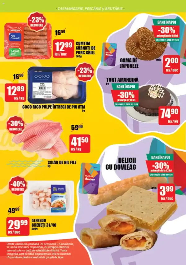 Cataloage Auchan: Ofertă actuală din 23.10.2024 - Oferte și revista - 23-10-2024 - 05-11-2024.