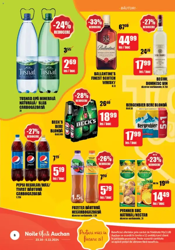 Cataloage Auchan: Ofertă actuală din 23.10.2024 - Oferte și revista - 23-10-2024 - 05-11-2024.