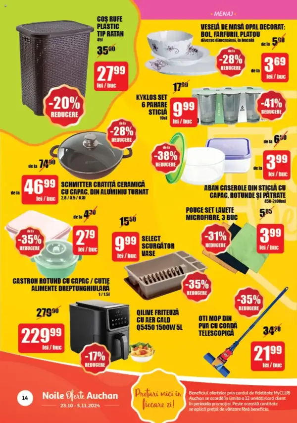 Cataloage Auchan: Ofertă actuală din 23.10.2024 - Oferte și revista - 23-10-2024 - 05-11-2024.