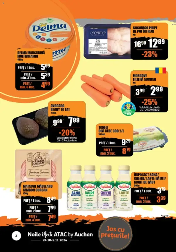 Cataloage Auchan: Ofertă actuală din 24.10.2024 - Oferte și revista - 24-10-2024 - 05-11-2024.