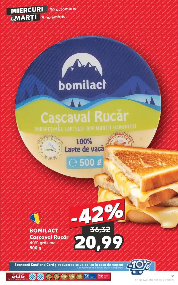 Cataloage Kaufland: Ofertă actuală din 30.10.2024 - Revista "Catalog nou Bucureşti" - 30-10-2024 - 05-11-2024.