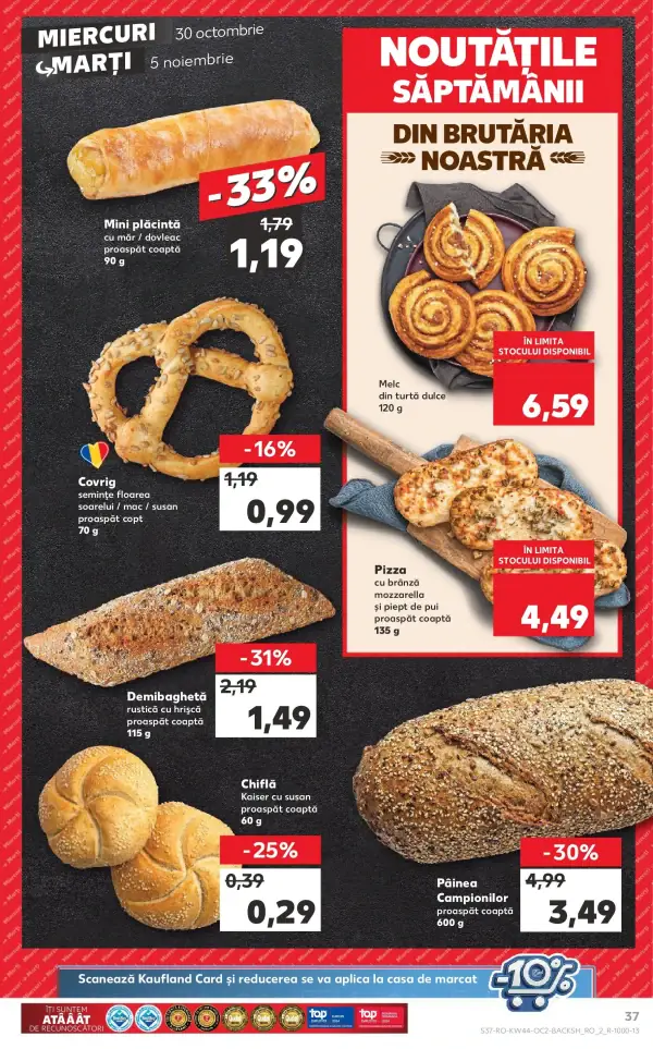 Cataloage Kaufland: Ofertă actuală din 30.10.2024 - Revista "Catalog nou Bucureşti" - 30-10-2024 - 05-11-2024.