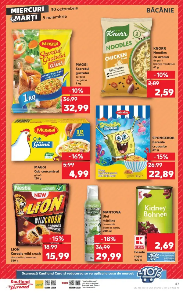 Cataloage Kaufland: Ofertă actuală din 30.10.2024 - Revista "Catalog nou Bucureşti" - 30-10-2024 - 05-11-2024.