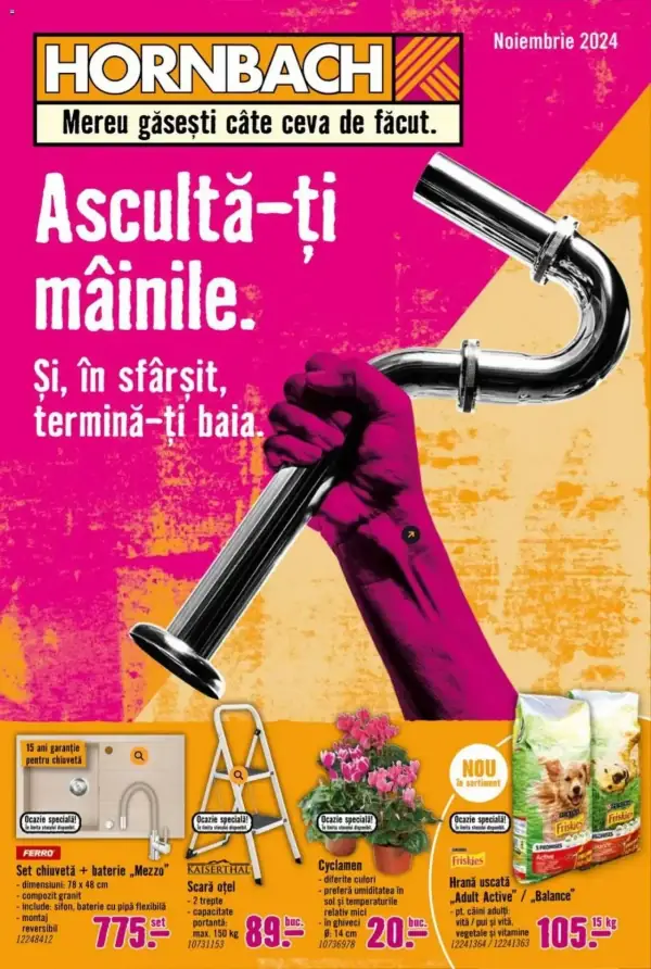 Cataloage Hornbach: Ofertă actuală din 28.10.2024 - 28-10-2024 - 30-11-2024.