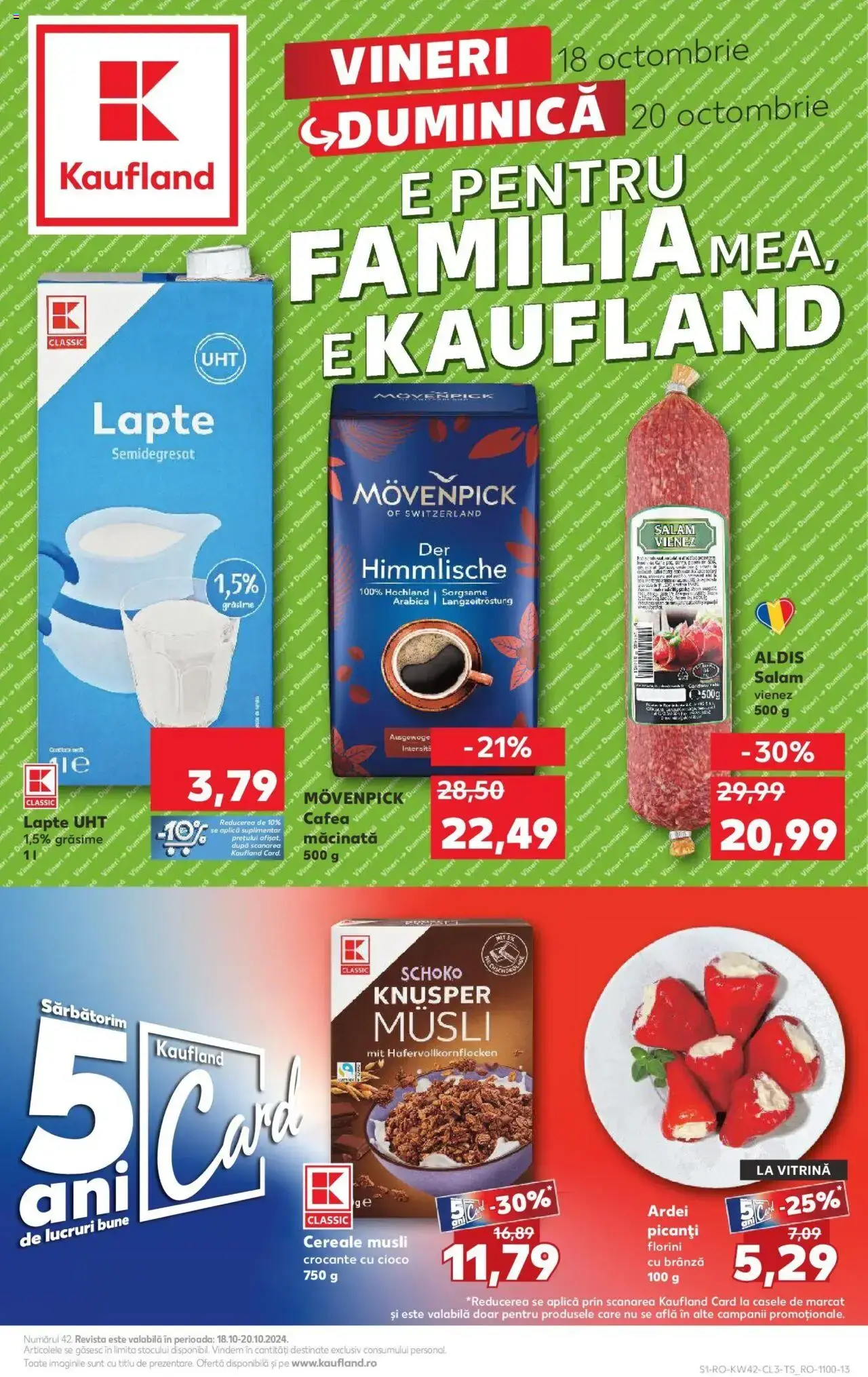 Catalog Kaufland Ofertă actuală din 18.10.2024 Revista "Călărași