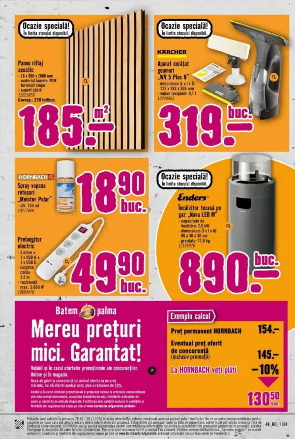 Cataloage Hornbach: Ofertă actuală din 28.10.2024 - 28-10-2024 - 30-11-2024.