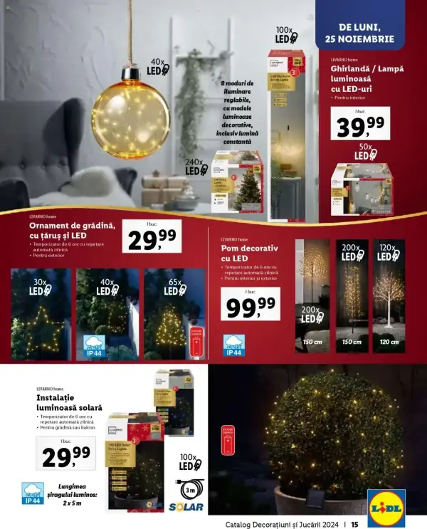 Cataloage Lidl: Ofertă actuală din 04.11.2024 - Oferta produse - 04-11-2024 - 31-12-2024.