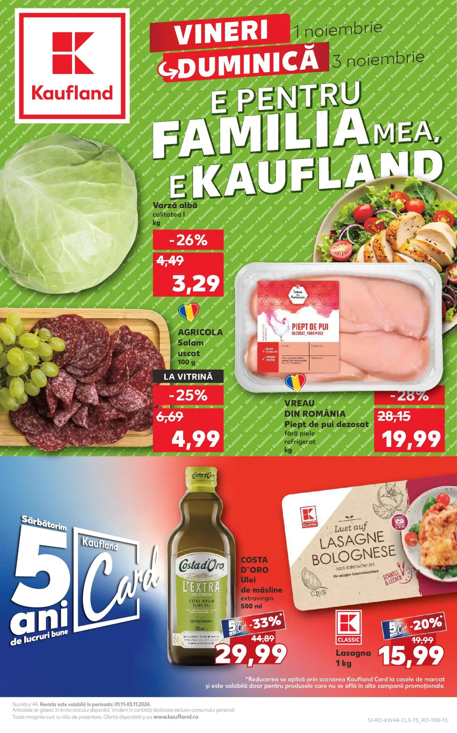 Catalog Kaufland Ofertă actuală din 01.11.2024 Revista "Târgu Mureş