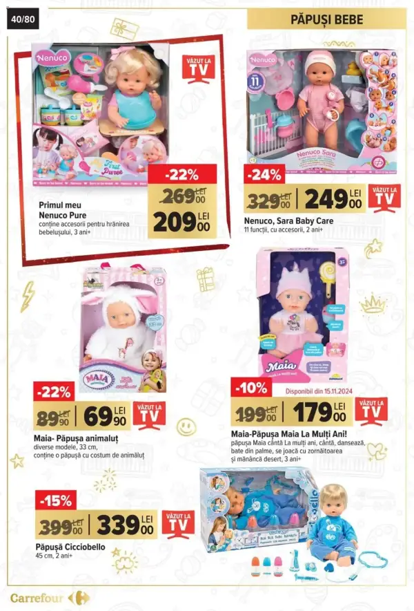 Cataloage Carrefour: Ofertă actuală din 06.11.2024 - "Catalog Jucării" - 06-11-2024 - 07-01-2025.