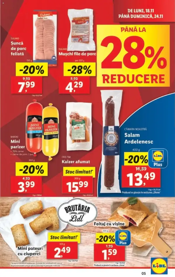 Cataloage Lidl: Ofertă actuală din 18.11.2024 - Oferta produse - 18-11-2024 - 24-11-2024.