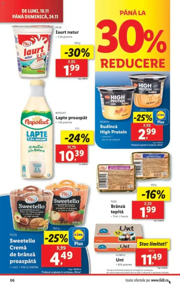 Cataloage Lidl: Ofertă actuală din 18.11.2024 - Oferta produse - 18-11-2024 - 24-11-2024.