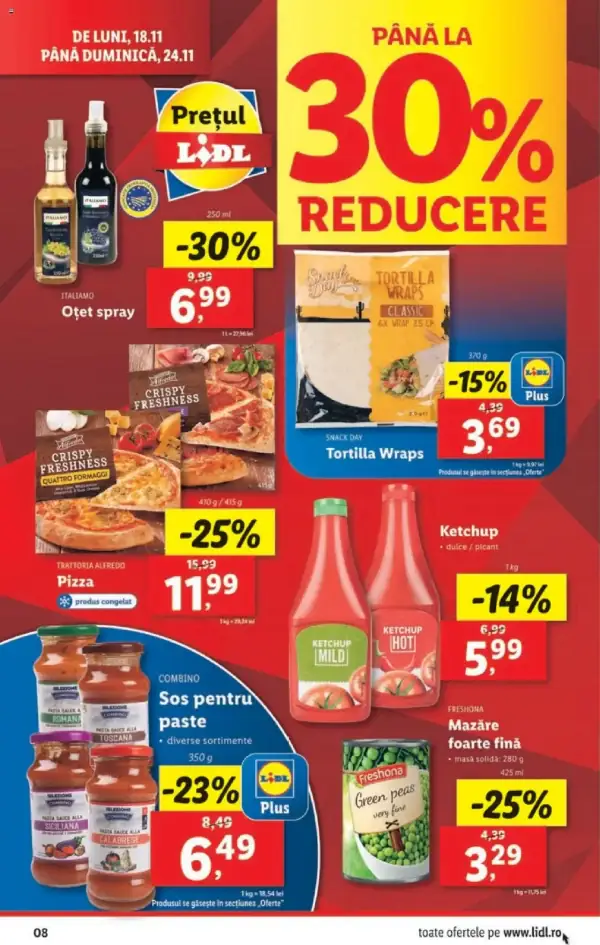 Cataloage Lidl: Ofertă actuală din 18.11.2024 - Oferta produse - 18-11-2024 - 24-11-2024.