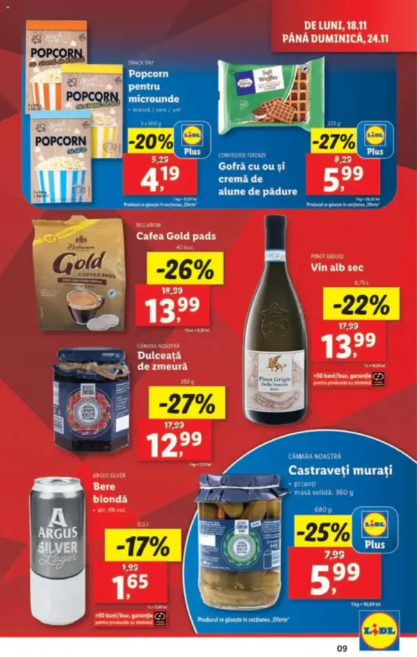 Cataloage Lidl: Ofertă actuală din 18.11.2024 - Oferta produse - 18-11-2024 - 24-11-2024.