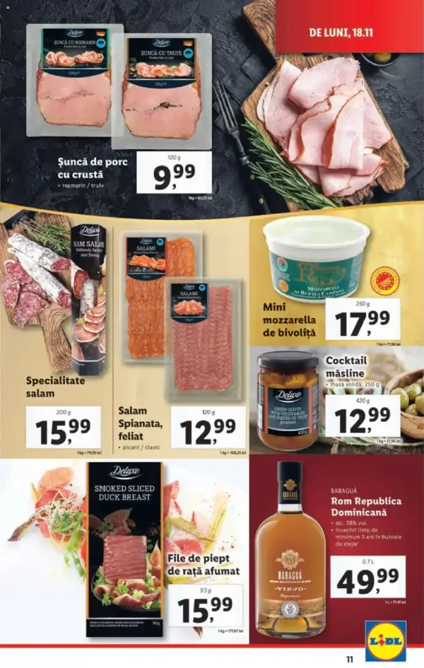 Cataloage Lidl: Ofertă actuală din 18.11.2024 - Oferta produse - 18-11-2024 - 24-11-2024.