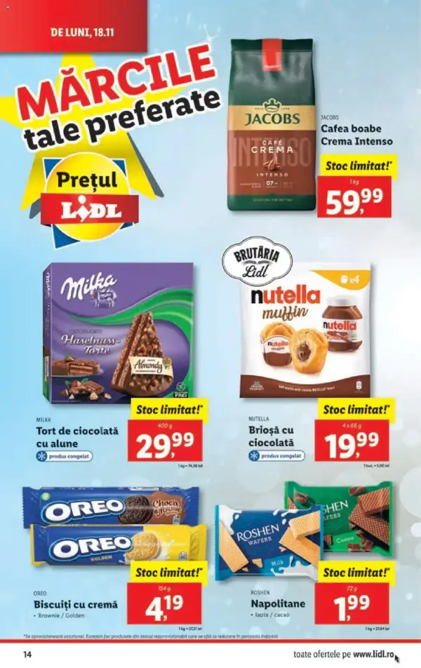 Cataloage Lidl: Ofertă actuală din 18.11.2024 - Oferta produse - 18-11-2024 - 24-11-2024.