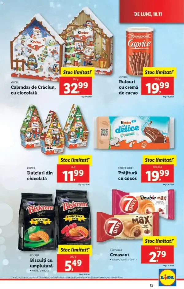 Cataloage Lidl: Ofertă actuală din 18.11.2024 - Oferta produse - 18-11-2024 - 24-11-2024.