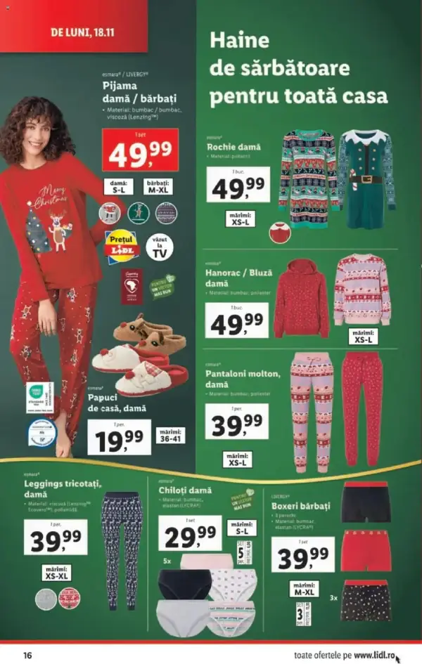 Cataloage Lidl: Ofertă actuală din 18.11.2024 - Oferta produse - 18-11-2024 - 24-11-2024.