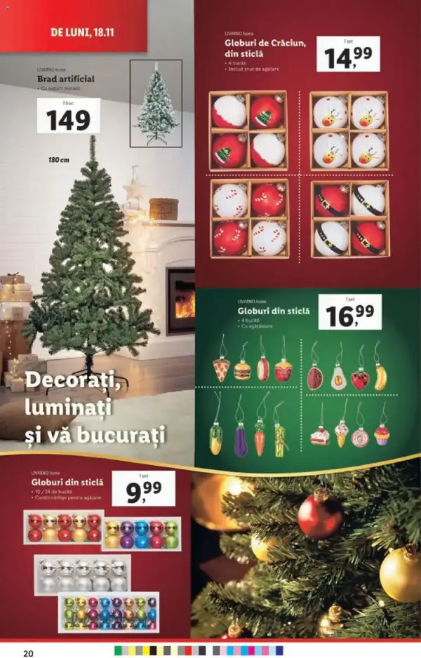 Cataloage Lidl: Ofertă actuală din 18.11.2024 - Oferta produse - 18-11-2024 - 24-11-2024.