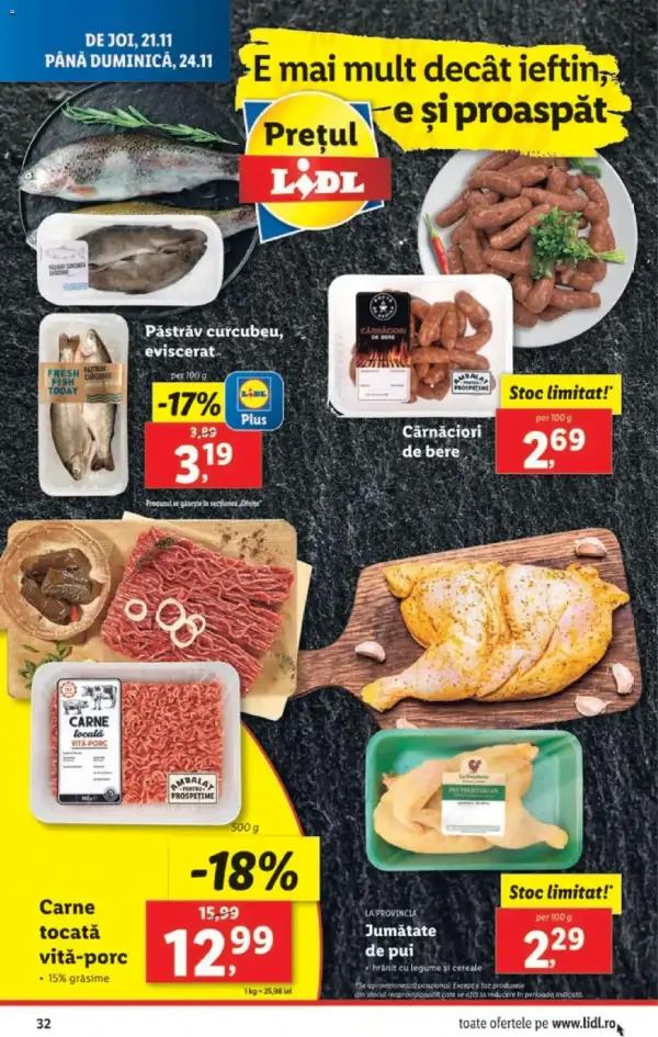 Cataloage Lidl: Ofertă actuală din 18.11.2024 - Oferta produse - 18-11-2024 - 24-11-2024.