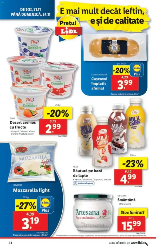 Cataloage Lidl: Ofertă actuală din 18.11.2024 - Oferta produse - 18-11-2024 - 24-11-2024.