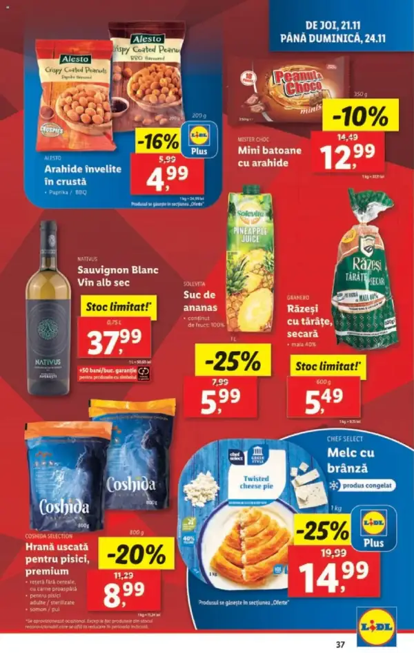 Cataloage Lidl: Ofertă actuală din 18.11.2024 - Oferta produse - 18-11-2024 - 24-11-2024.