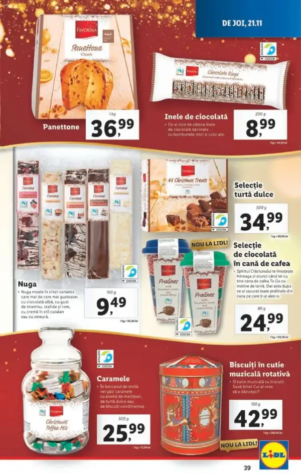 Cataloage Lidl: Ofertă actuală din 18.11.2024 - Oferta produse - 18-11-2024 - 24-11-2024.