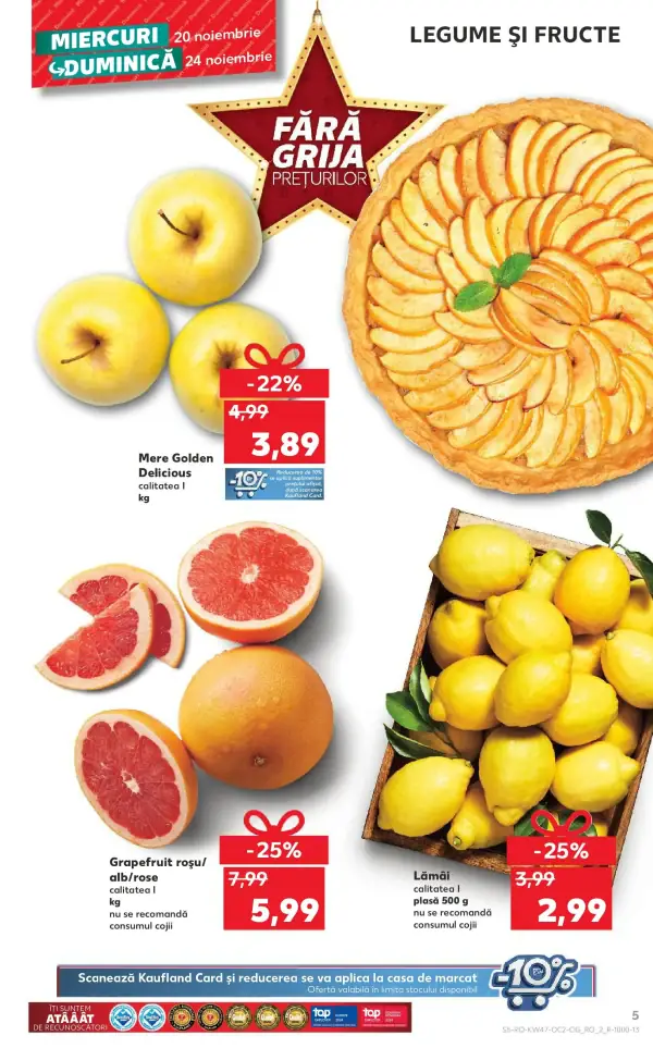 Cataloage Kaufland: Ofertă actuală din 19.11.2024 - Revista "Catalog Kaufland până în data de 24.11.2024" - 19-11-2024 - 24-11-2024.