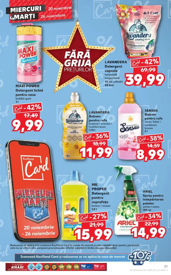 Cataloage Kaufland: Ofertă actuală din 19.11.2024 - Revista "Catalog Kaufland până în data de 24.11.2024" - 19-11-2024 - 24-11-2024.