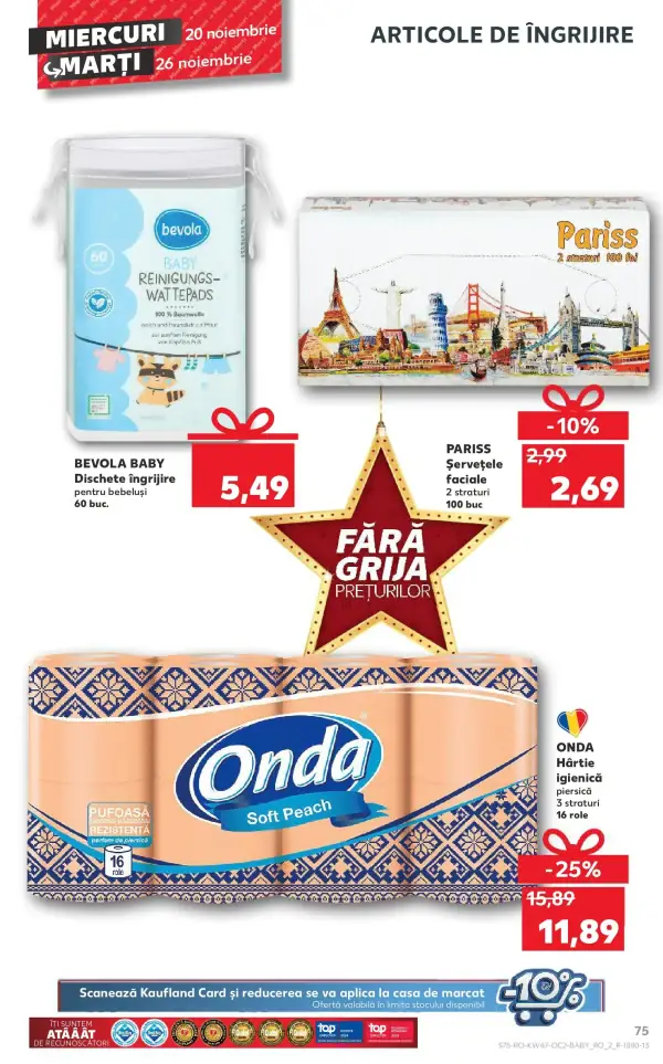 Cataloage Kaufland: Ofertă actuală din 19.11.2024 - Revista "Catalog Kaufland până în data de 24.11.2024" - 19-11-2024 - 24-11-2024.