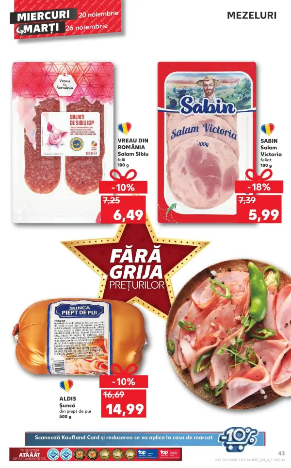 Cataloage Kaufland: Ofertă actuală din 20.11.2024 - Revista "Sibiu" - 20-11-2024 - 26-11-2024.