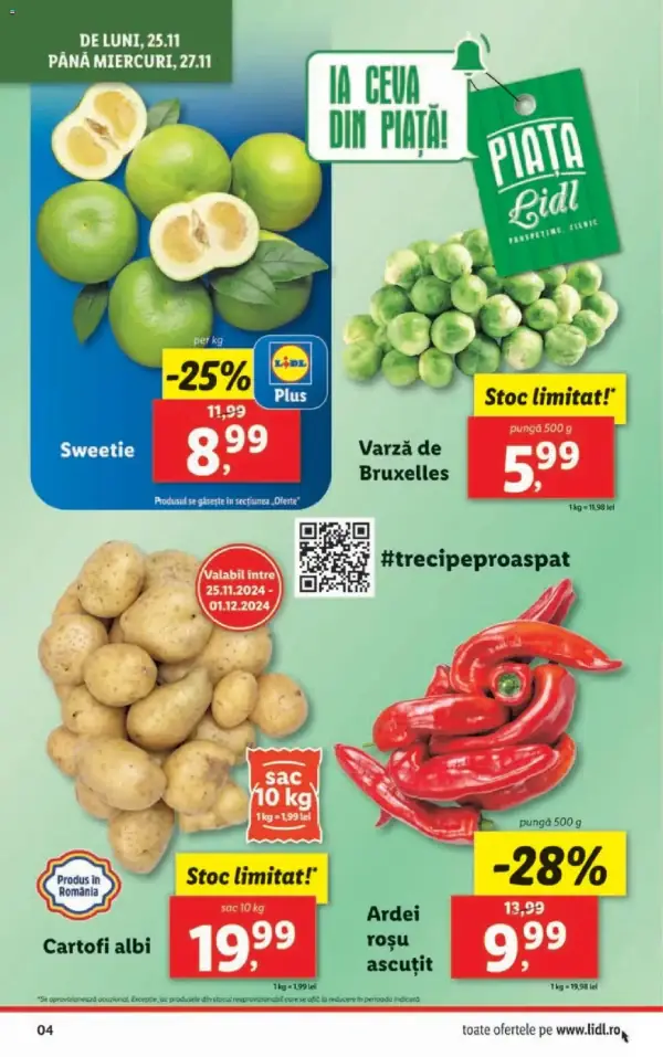 Cataloage Lidl: Ofertă actuală din 25.11.2024 - 25.11. 01.12. oferte - 25-11-2024 - 01-12-2024.