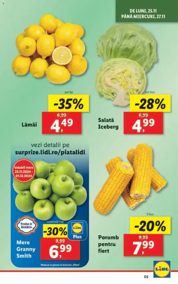 Cataloage Lidl: Ofertă actuală din 25.11.2024 - 25.11. 01.12. oferte - 25-11-2024 - 01-12-2024.