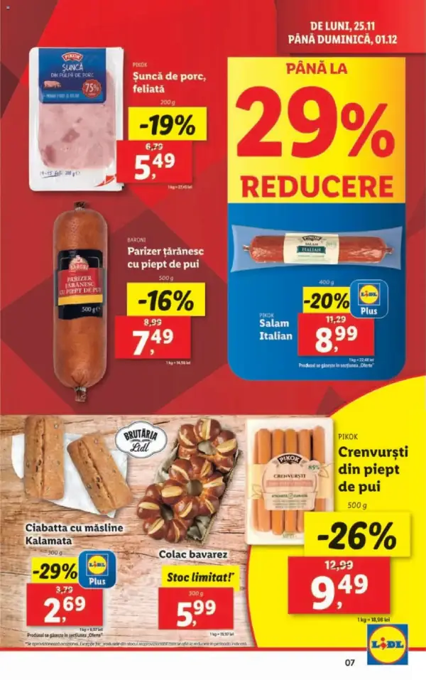 Cataloage Lidl: Ofertă actuală din 25.11.2024 - 25.11. 01.12. oferte - 25-11-2024 - 01-12-2024.