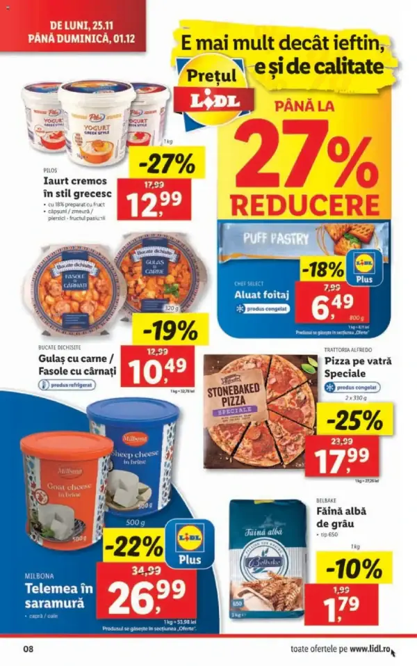 Cataloage Lidl: Ofertă actuală din 25.11.2024 - 25.11. 01.12. oferte - 25-11-2024 - 01-12-2024.