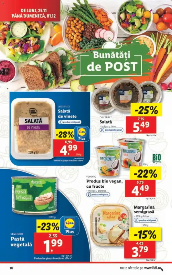 Cataloage Lidl: Ofertă actuală din 25.11.2024 - 25.11. 01.12. oferte - 25-11-2024 - 01-12-2024.